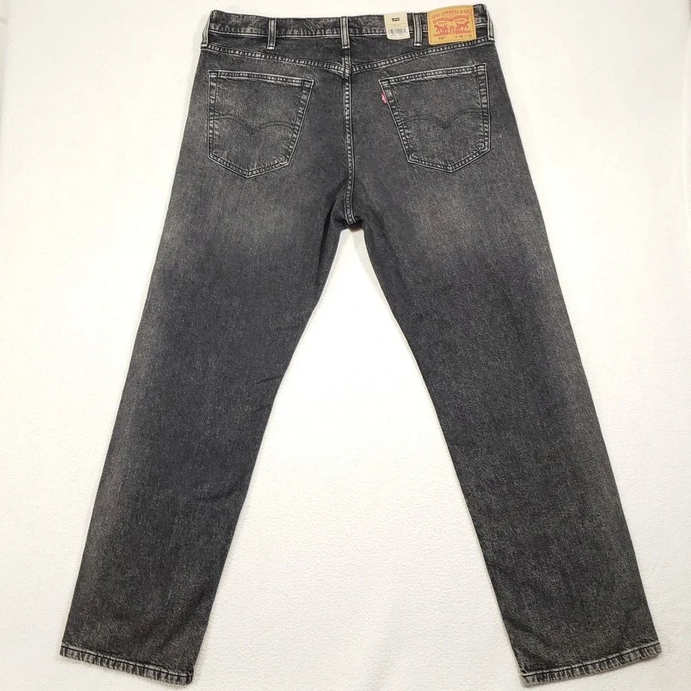 Levi's 559 Relaxed Straight Jeans Mens 38x32 Black 100% Cotton Denim NEW NWT